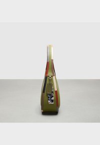 COACH COACHTOPIA - UPCRAFTED ERGO WITH COLORFUL BINDING UNISEX - Käsilaukku - olive green multi