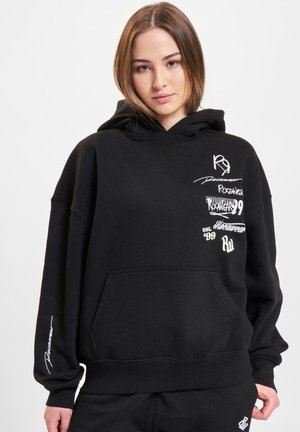 ROUGH - Kapuzenpullover - black