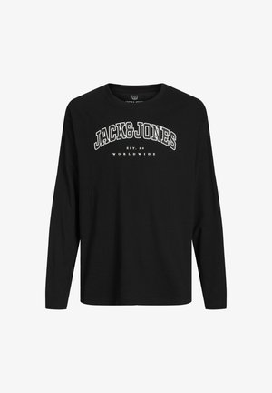 LOGO - T-shirt à manches longues - black