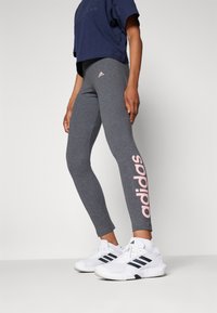 adidas Sportswear Tajice - dark grey heather/semi pink spark
