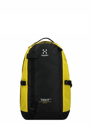 TIGHT MEDIUM - Mochila de senderismo - true black bright yellow
