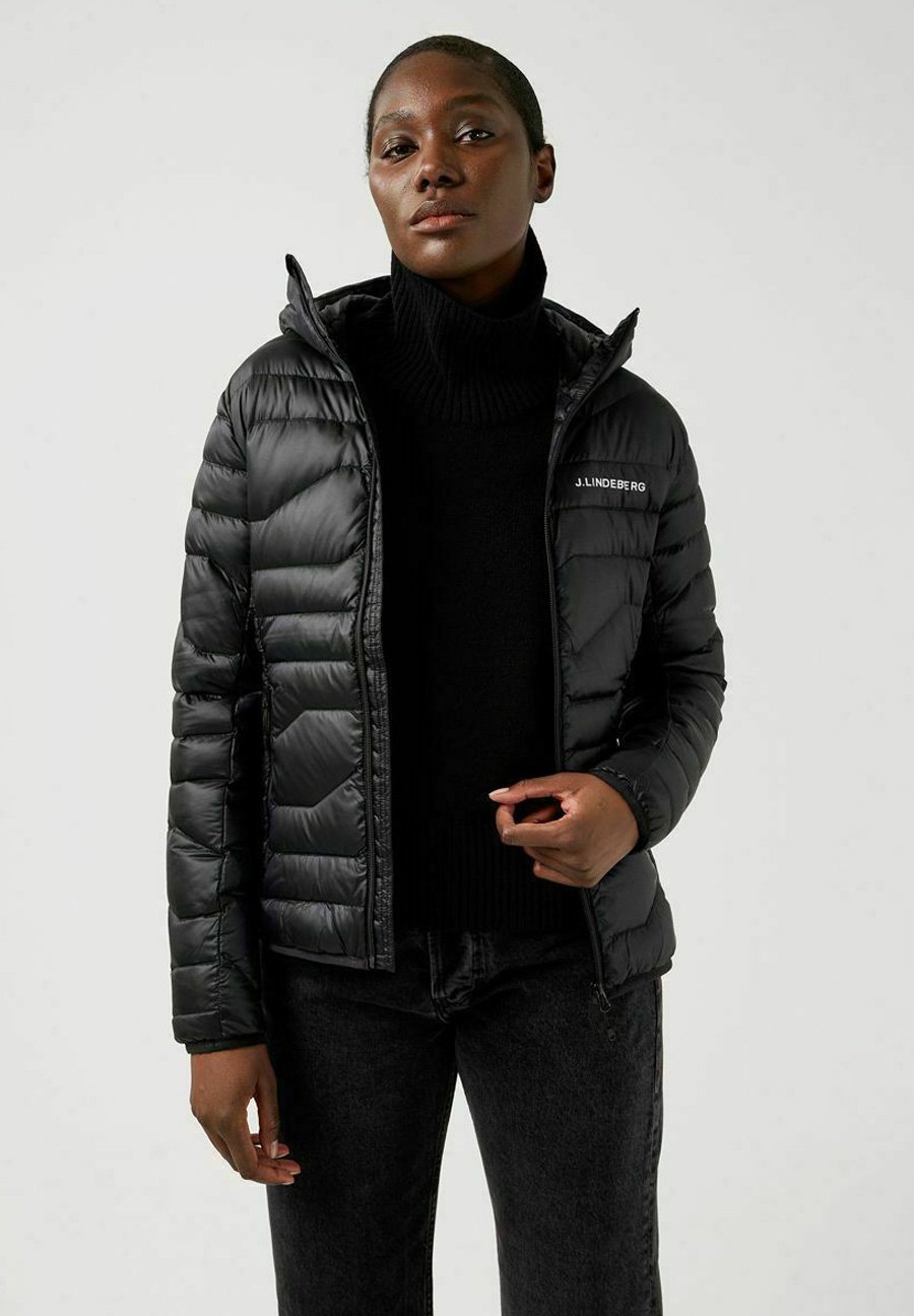 black light down jacket