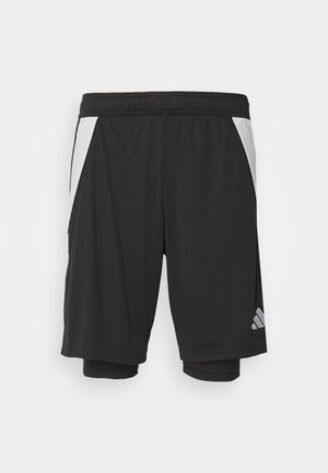 adidas Performance TIRO 24 2-IN-1 - Sports shorts - black/white