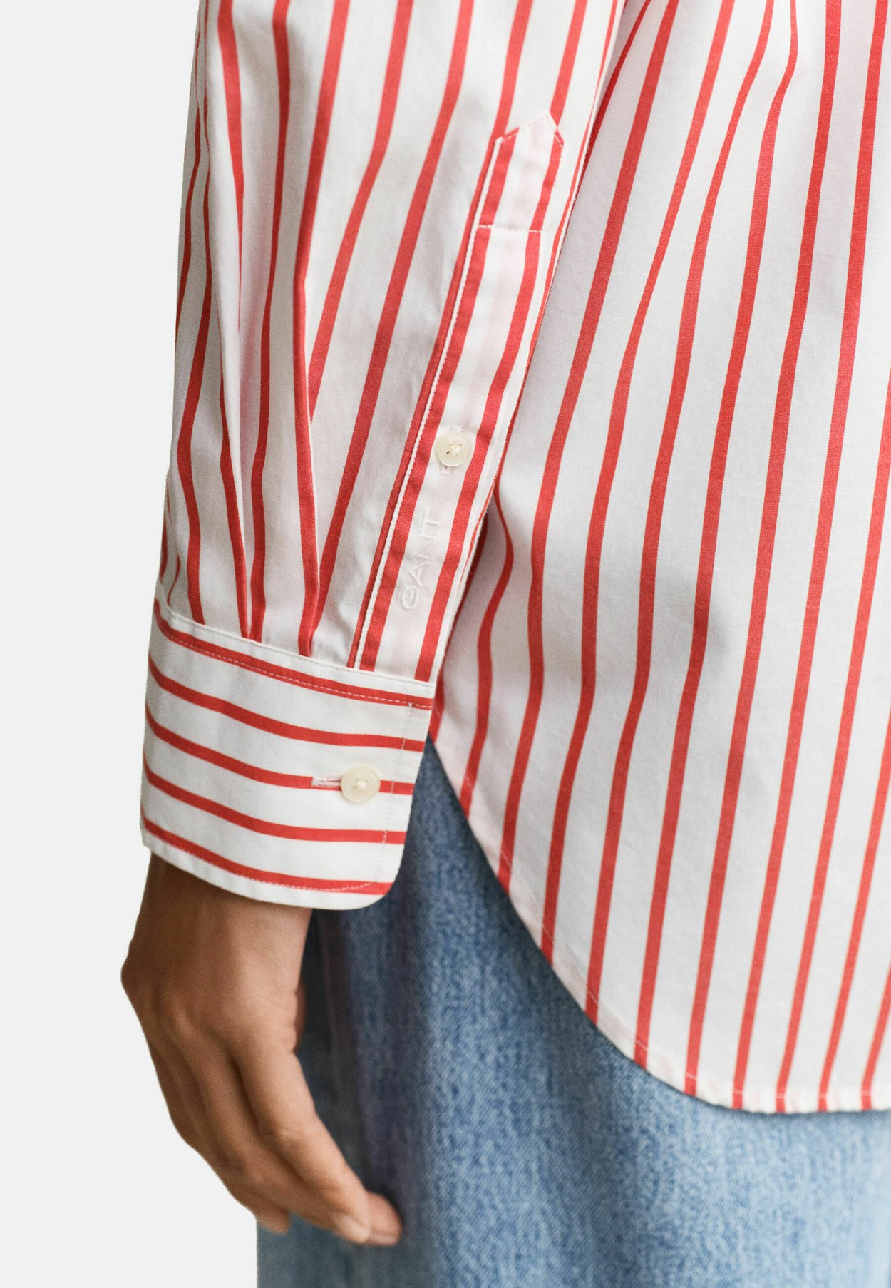 REL CLASSIC POPLIN STRIPED SHIRT