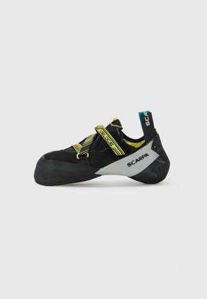 VELOCE - Climbing shoes - black/yellow