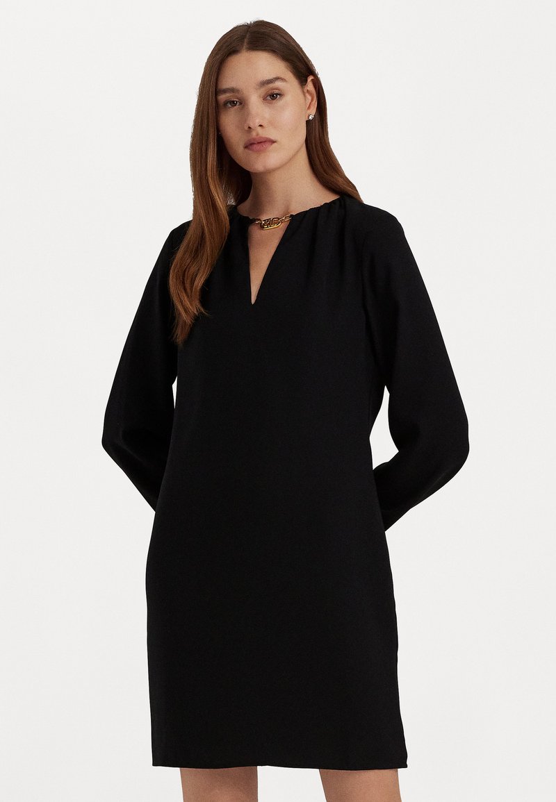 Lauren Ralph Lauren BOTLEY LONG SLEEVE DAY DRESS - Cocktail φόρεμα / Φόρεμα για πάρτι - black