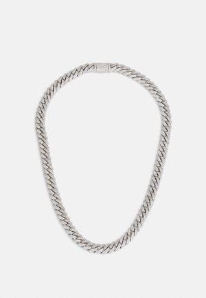 MINI PRONG PAVÉ UNISEX - Ketting - white