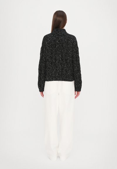 CLOSED TROYER ZIP CARDIGAN - Kardiganas - dark grey melange