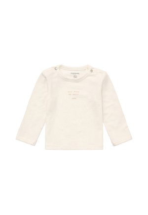 Noppies, NOPPIES LANGARMSHIRT NEISSE UNISEX - Longsleeve - egret