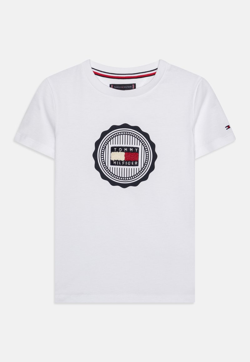 Tommy Hilfiger STAMP PRINT TEE - T-shirt con stampa - white
