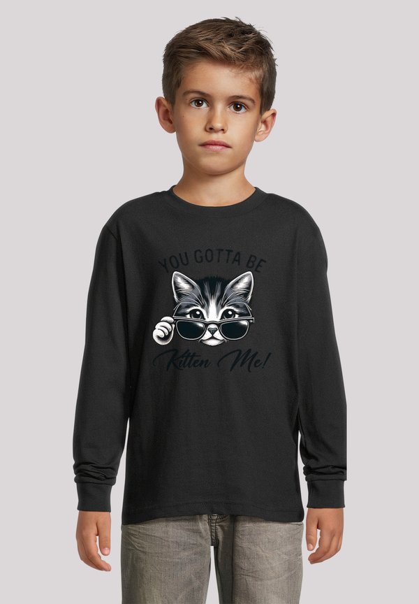 KÄTZCHEN YOU GOTTA BE KITTEN ME! - Langarmshirt - schwarz