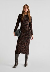 Scalpers JAC - Gebreide jurk - blackbrown