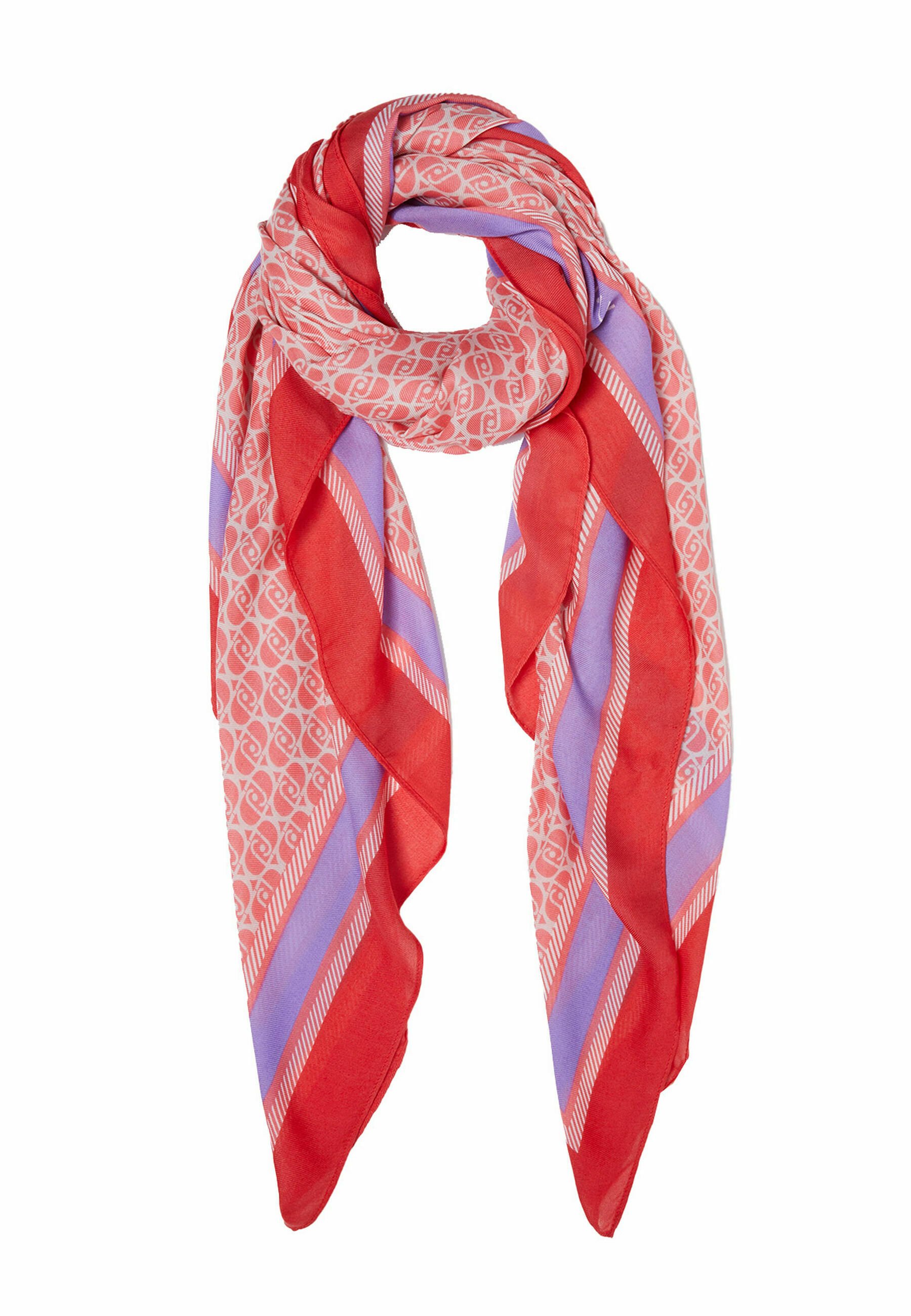 スカーフ LIU JO Woman Scarf Red 2A5020T0300 X0644 Scarf with logo colour pink | Liu Jo