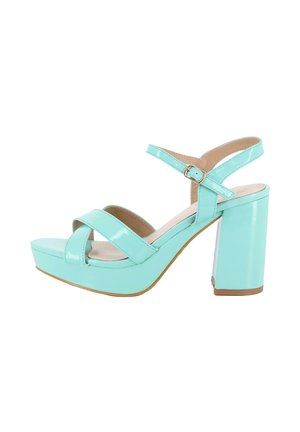 Sandalias de tacón - turquesa