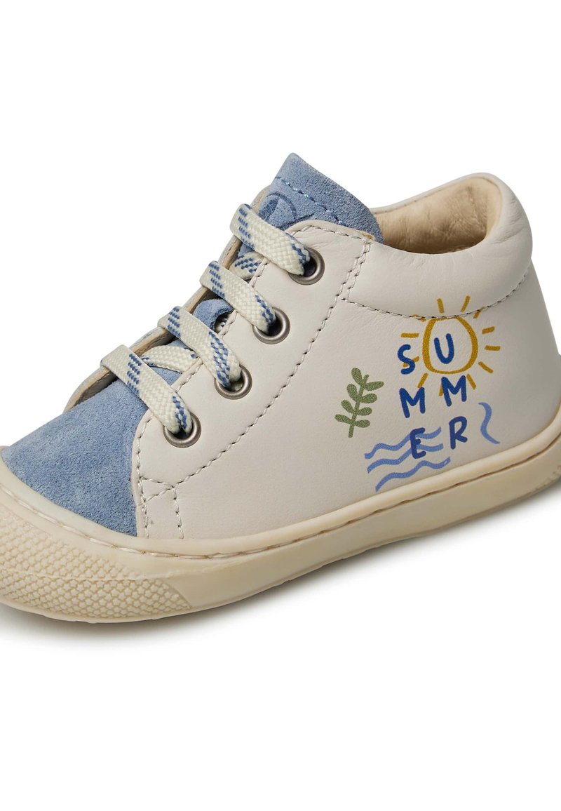 Scarpe Stringate Bambino Naturino, In Vera Pelle, Suola In Gomma, Altezza Alla Caviglia, Calzata Comoda