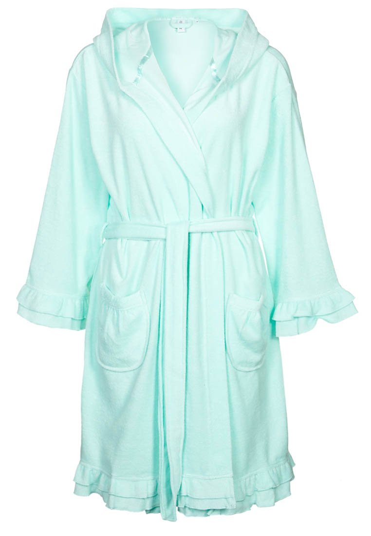 bademantel damen mint