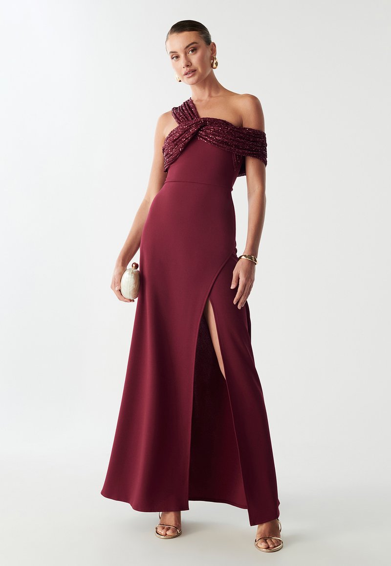 BWLDR TRISHA MAXI DRESS - Occasion wear - burgundy/red - Zalando