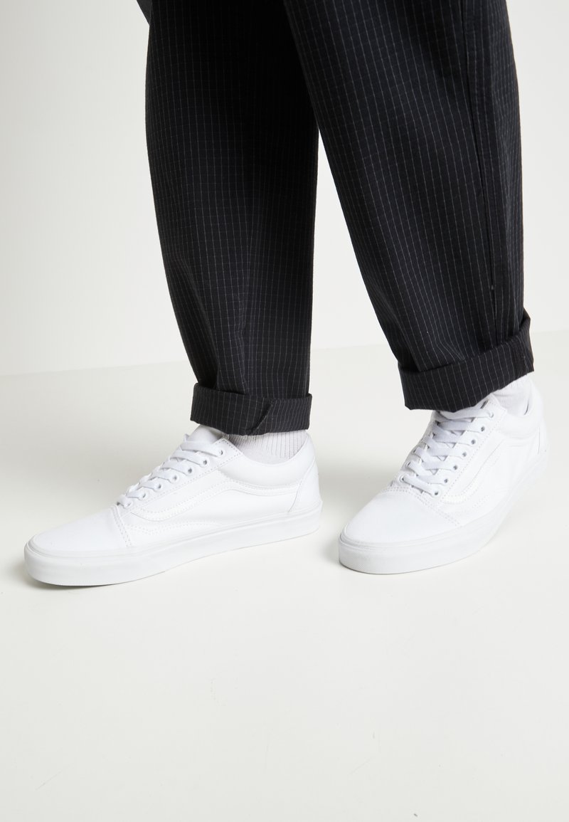 Vans OLD SKOOL - Zapatillas true white/blanco - Zalando.es