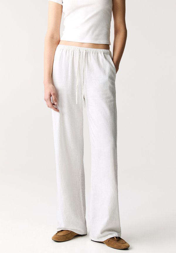 WIDE LEG - JOGGER - Stoffhose