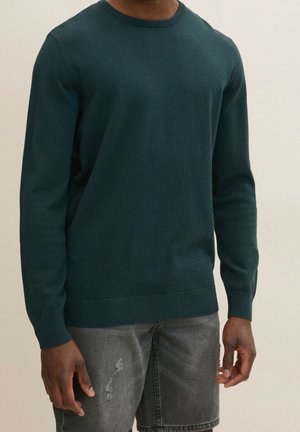 Strickpullover - dark green