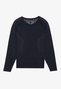 Top s dlhým rukávom - black