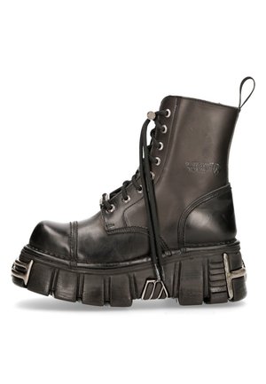New Rock Platform ankle boots - schwarz