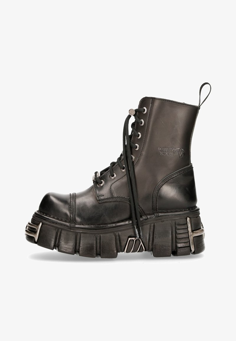 New Rock Platform ankle boots - schwarz