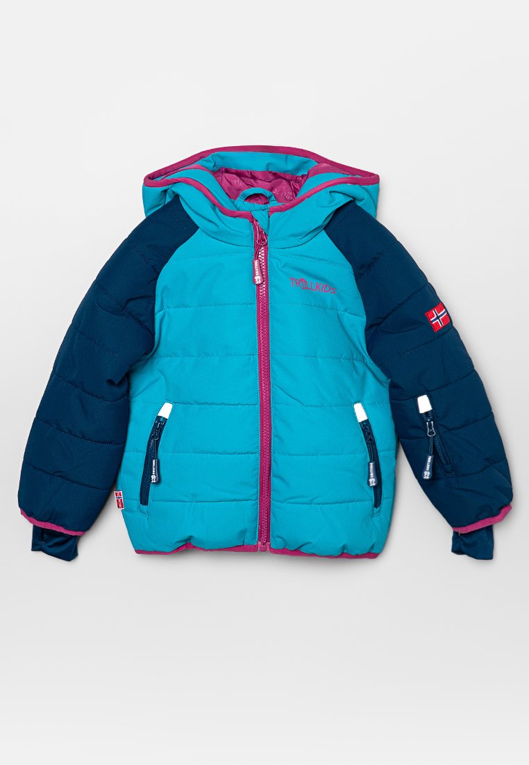 Trollkids Snowboardjas turquoise