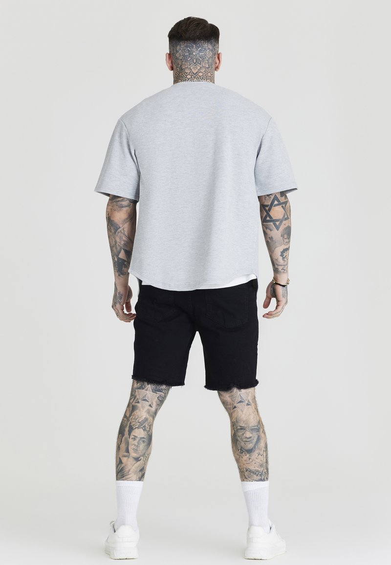 Herren Freizeithemden | SIKSILK RETRO ELITE BASEBALL Hemd mottle grey/grau-meliert - BW73660 Herren Freizeithemden | SIKSILK RETRO ELITE BASEBALL Hemd mottle grey/grau-meliert - BW73660