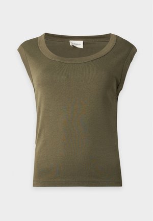 CLOSED, CAP SLEEVE - Top - cypress green
