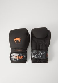 Venum - DEFENDER CAMO BOXING GLOVES UNISEX - Rokavice za boks - black/orange Miniaturna slika 1