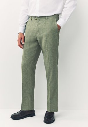 Next REGULAR FIT - TAILORED TEXTURE - Pantaloni - green