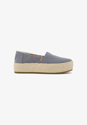 TOMS, TOMS DAMEN ESPADRILLES VALENCIA 10023063 NIAGARA MIST CHAMBRAY DOT - Espadrilles - niagara mist chambray dot