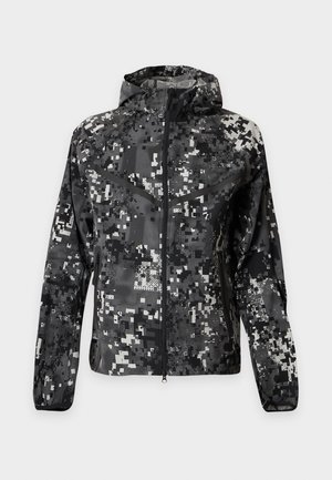 Nike Sportswear, M NK TCH DF WVN WR FZ JKT AOP - Chaqueta de entretiempo - lt smoke grey black