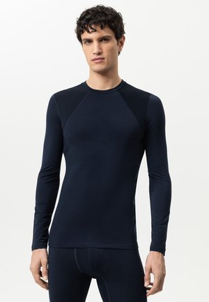 mey, MEY T-SHIRT LANGARM SERIE PRFRMNC+ UNI - Maglietta intima - dark yacht blue