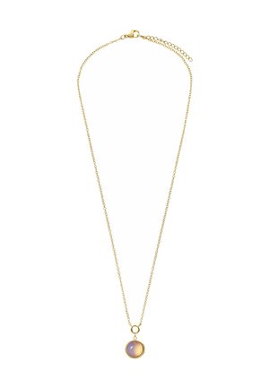 Ketting - gold white opal