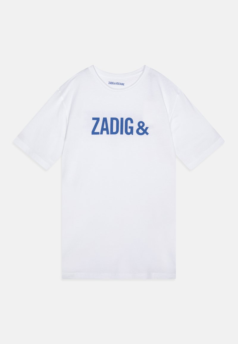Zadig & Voltaire - SHORT SLEEVES TEE UNISEX - Camiseta estampada - white, Ampliar