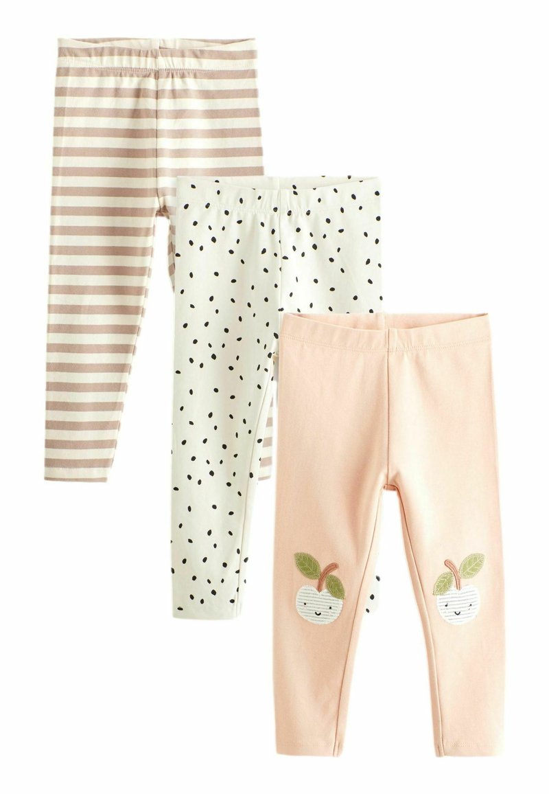 Next - 3 PACK - Legging - cream neutral apple, Vergroten