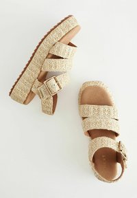 Next REGULAR FIT - Sandaler - neutral raffia