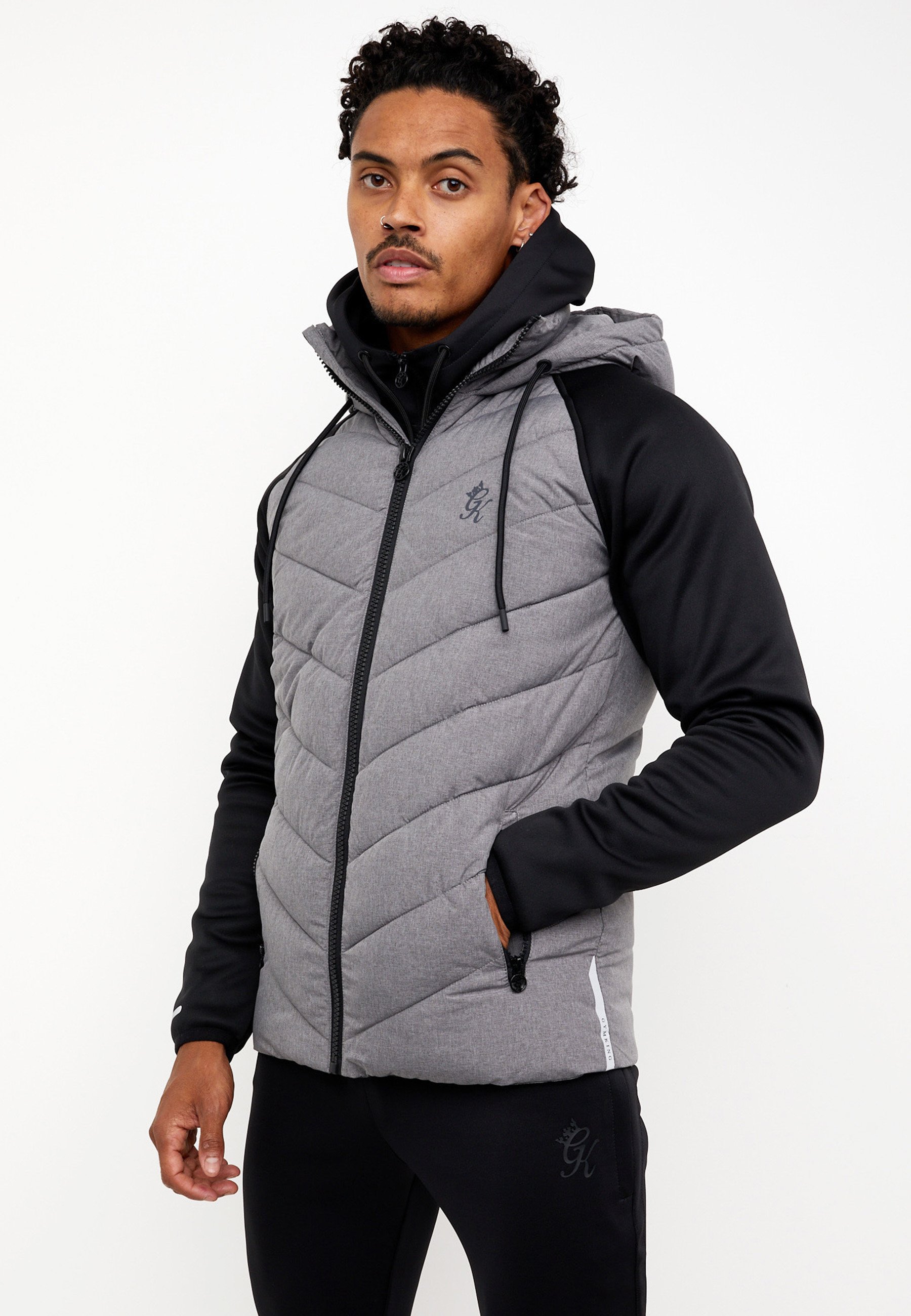 Down jacket - grey marl/grey - Zalando.ie