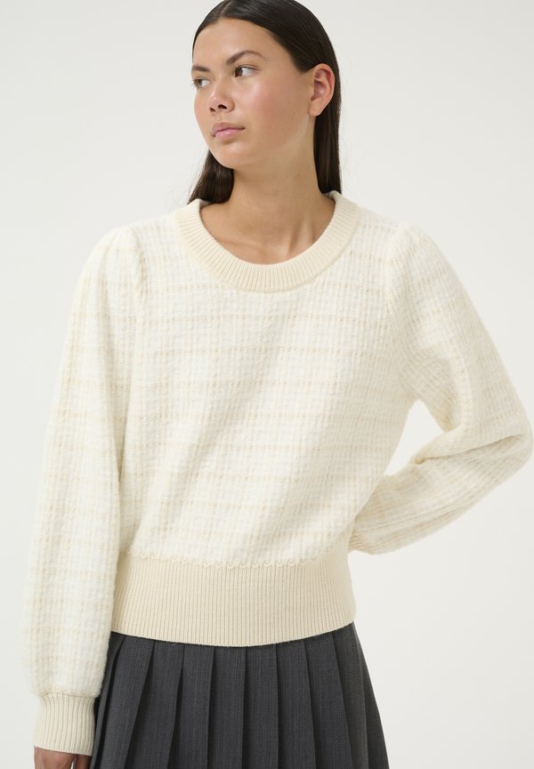 Strickpullover - egret