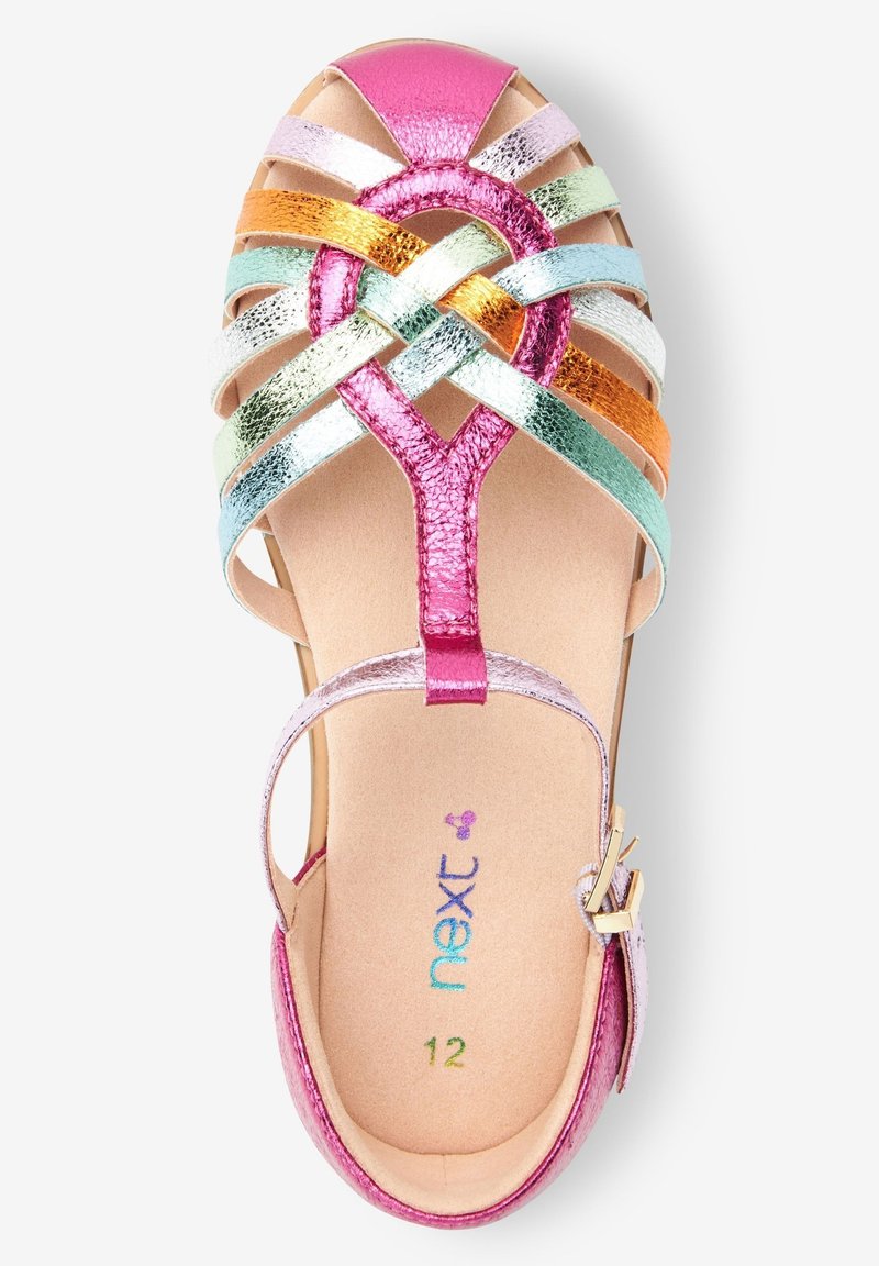 Kinder Riemchensandalen | Next CAGED Riemensandalette pink rainbow/pink - OX74513 Kinder Riemchensandalen | Next CAGED Riemensandalette pink rainbow/pink - OX74513