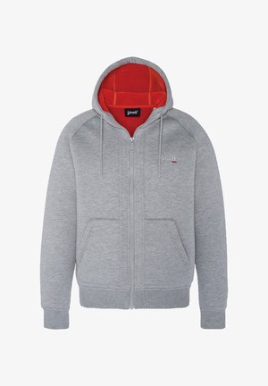 Schott, Sweatjacke - gris chiné