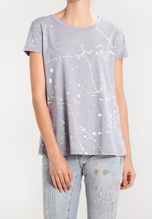 Triko s potiskem - mottled grey