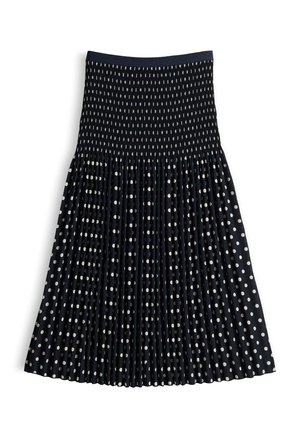 OPUS, NORMALE PASSFORM POLKA DOT - A-lijn rok - coal blue