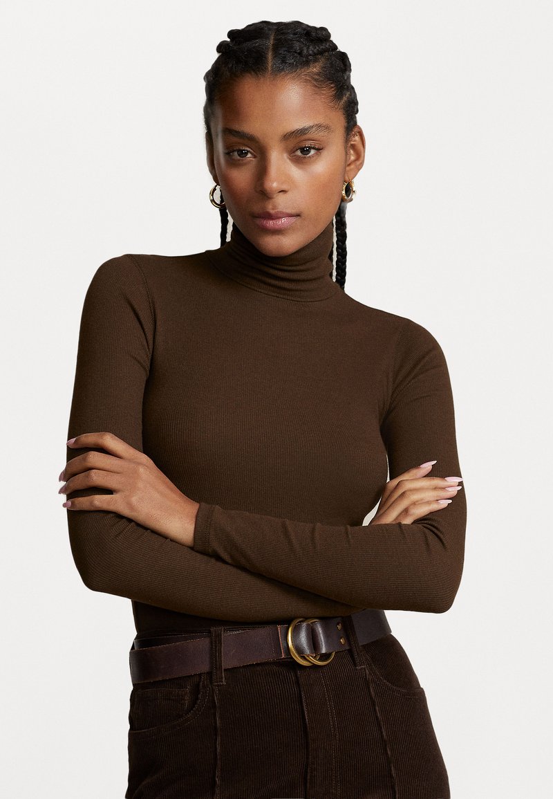 polo-ralph-lauren-long-sleeve-neule-dark-brown-ruskea-zalando-fi