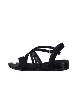 Tamaris Riemensandalette - black snake