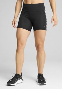 Puma - TROPICAL GRAPHIC - Leggings - black aw Thumbnail Image 1