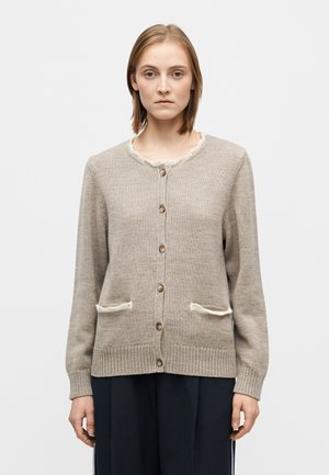PRIME CARDIGAN - Gilet - dark oak