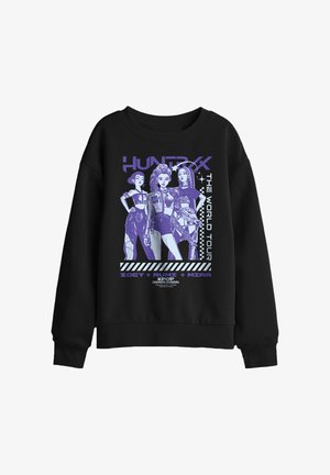 NETFLIX, KPOP DEMON HUNTERS HUNTRIX WORLD TOUR POSTERIZED UNISEX - Sweatshirt - black